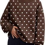 Oversized Mock Neck Fleece Sweatshirt
