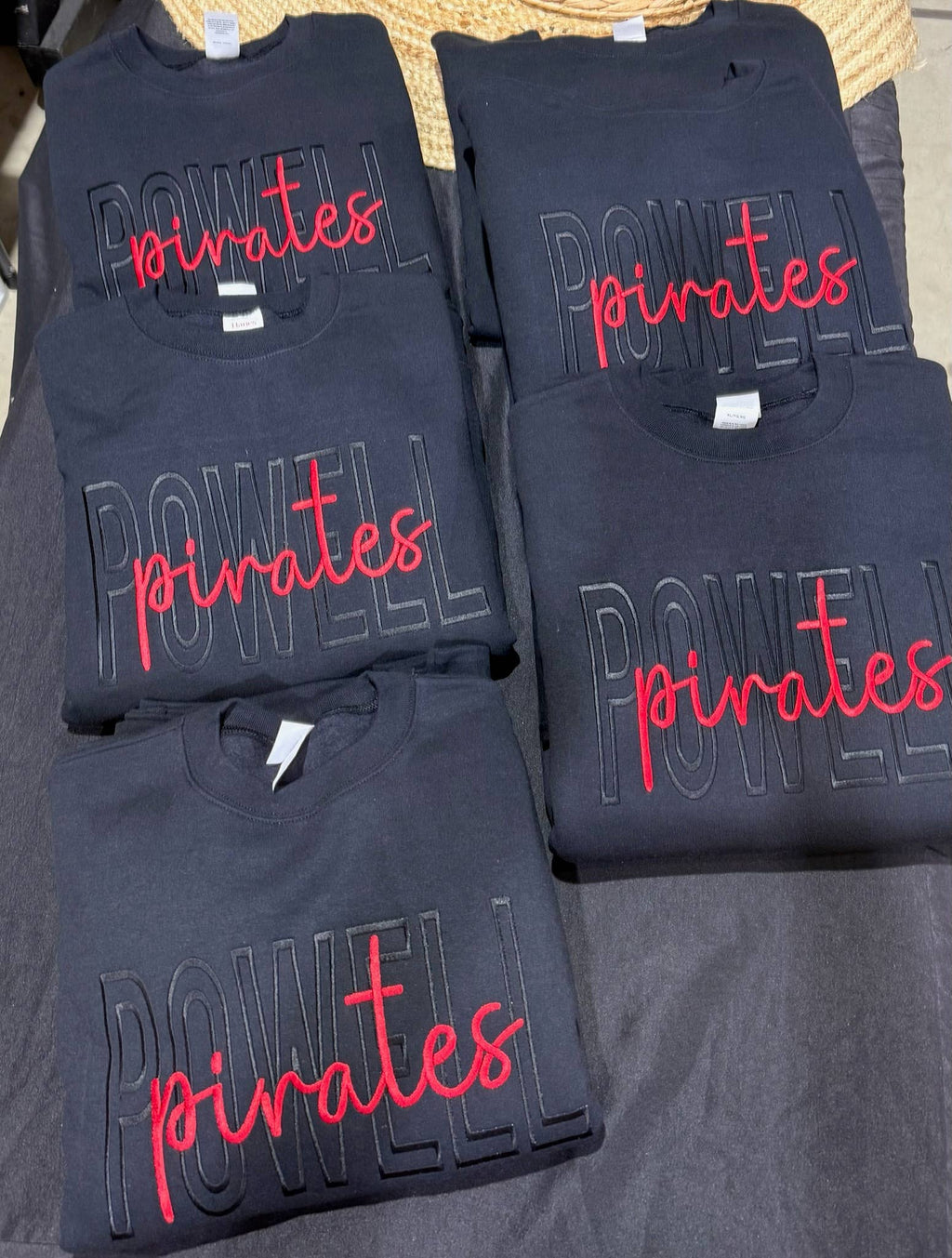 Custom Monotone Embroidered Spirit Sweatshirt